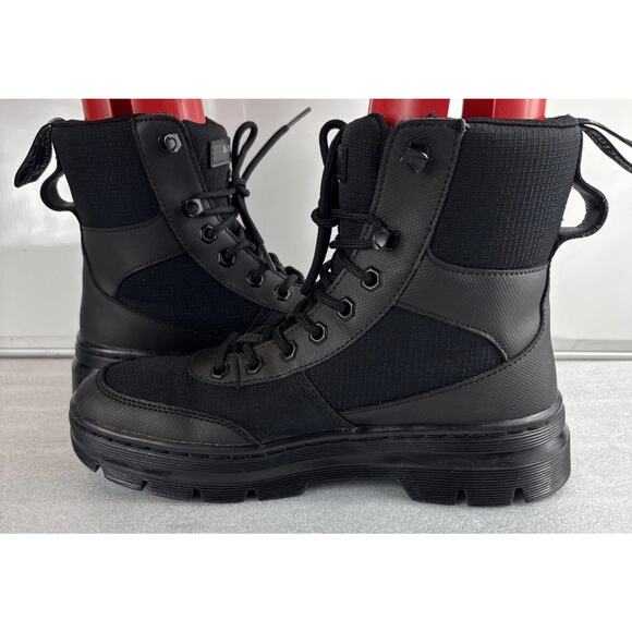 Dr. Martens Combs Tech Combat Boots In Black Men\'s 8 Woman’s 7 main image 3